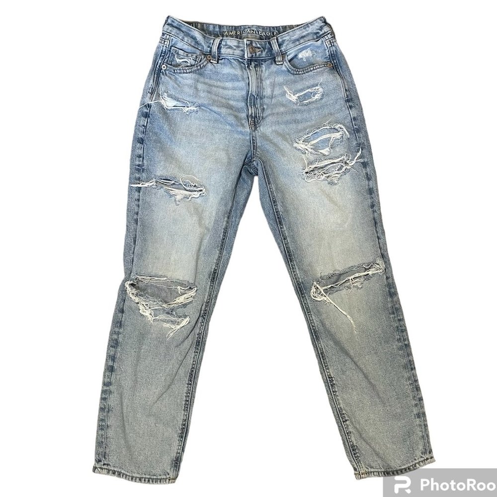 Distressed Denim Jeans